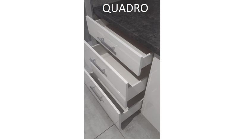 LARA 40 D 3S BB pastatoma spintelė su stalčiais grey